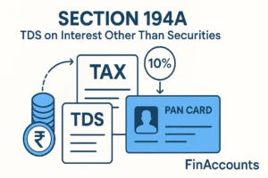 Read more about the article Section 194A – TDS on Interest Other Than Securities